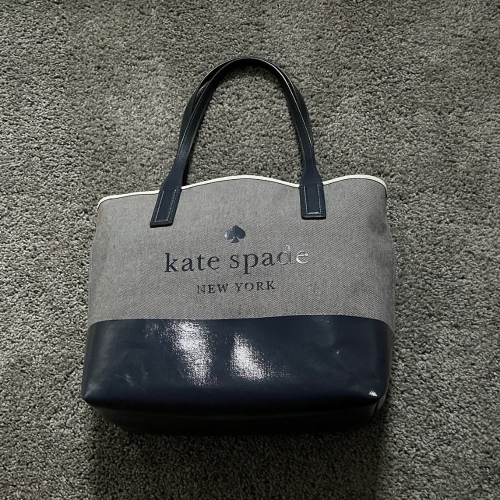 Kate Spade Bag - Navy & White - NWOT